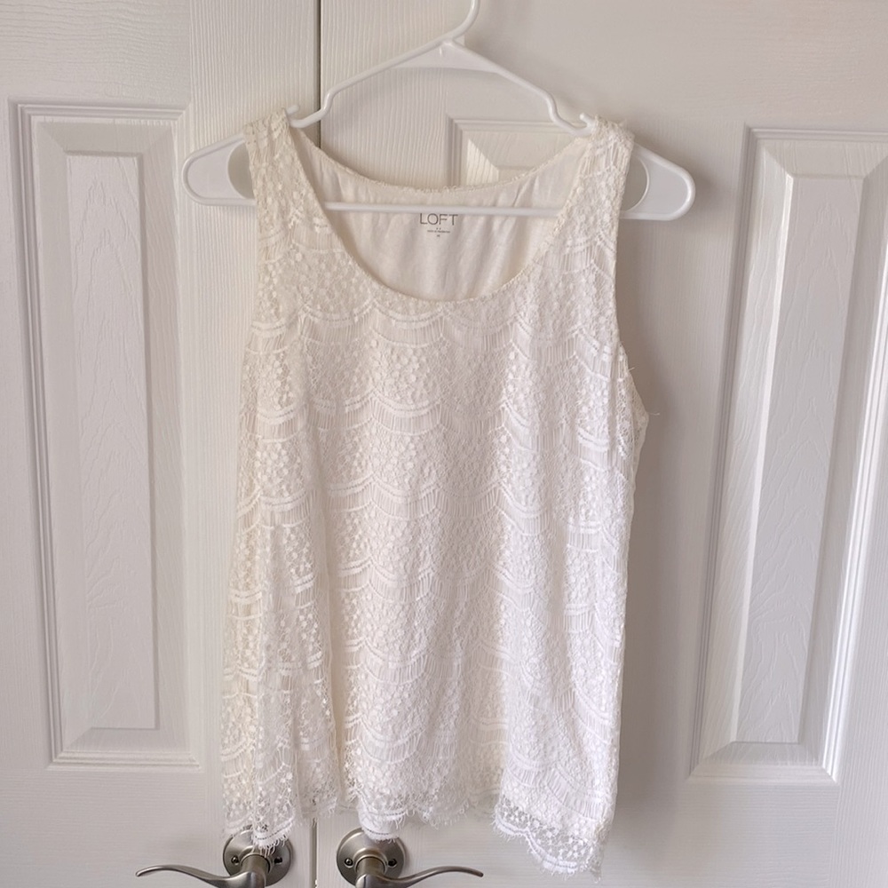 Loft Lace tank top